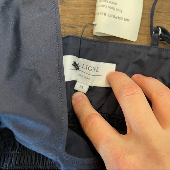 LA LIGNE Women's Bee Dress Size M in Navy - Picture 4 of 7